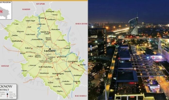 लखनऊ मानचित्र