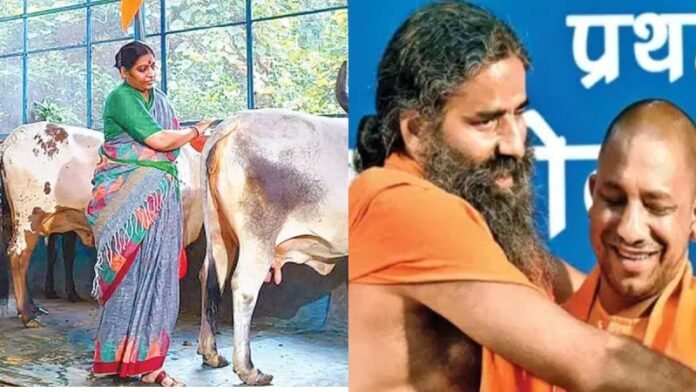 पतंजलि करेगा गाय-आधारित उद्योग से ग्रामीण अर्थव्यवस्था को बढ़ाने में सहयोग