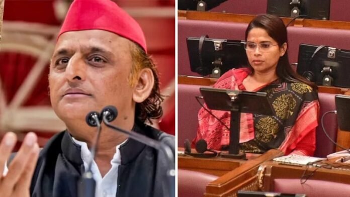 पूजा पाल और सपा अध्यक्ष