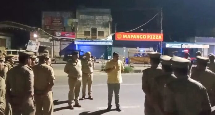 बागपत हाईवे पर पुलिस