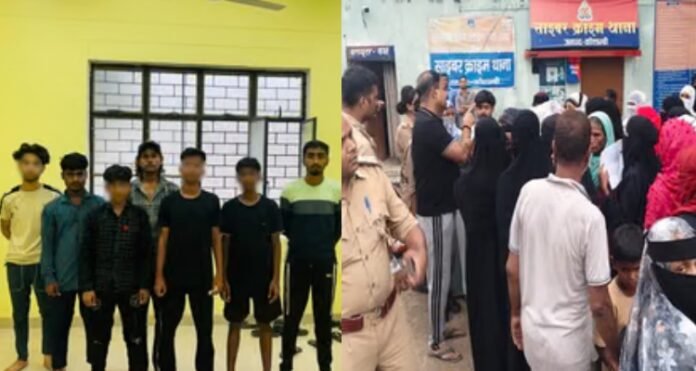 मुस्लिमों ने लगाए भड़काऊ नारे