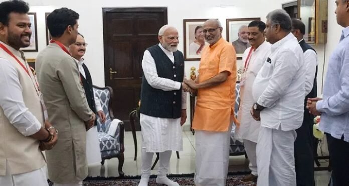 पीएम मोदी और नए उपराष्ट्रपति